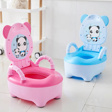 Load image into Gallery viewer, Baby Pot For Children Boys Potty Toilet Seat Baby Potty Training Girls Portable Toilet Bedpan Comfortable Backrest Cartoon Pots
