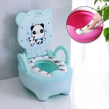 Load image into Gallery viewer, Baby Pot For Children Boys Potty Toilet Seat Baby Potty Training Girls Portable Toilet Bedpan Comfortable Backrest Cartoon Pots