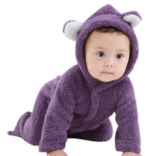 Load image into Gallery viewer, Baby Rompers Newborn Baby Girl Clothes Set Cute 3D Bear Ear Jumpsuit Baby Boy Clothes Set Rompers Warm Baby Clothing Set