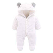 Load image into Gallery viewer, Baby Rompers Newborn Baby Girl Clothes Set Cute 3D Bear Ear Jumpsuit Baby Boy Clothes Set Rompers Warm Baby Clothing Set