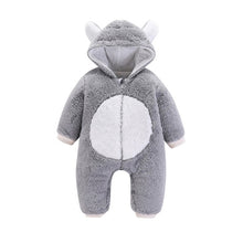 Load image into Gallery viewer, Baby Rompers Newborn Baby Girl Clothes Set Cute 3D Bear Ear Jumpsuit Baby Boy Clothes Set Rompers Warm Baby Clothing Set