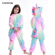 Load image into Gallery viewer, New Baby Girl Pijama Sleepwear Children Animal Lion Onesie Unicorn Pajamas For Boy Halloween Costume For Kids Kigurumi Jumpsuit