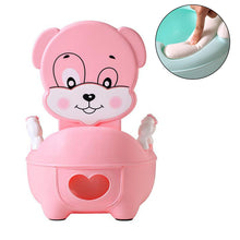 Load image into Gallery viewer, Baby Pot For Children Boys Potty Toilet Seat Baby Potty Training Girls Portable Toilet Bedpan Comfortable Backrest Cartoon Pots