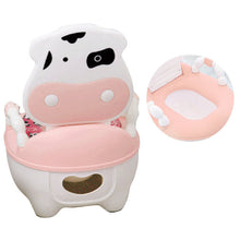Load image into Gallery viewer, Baby Pot For Children Boys Potty Toilet Seat Baby Potty Training Girls Portable Toilet Bedpan Comfortable Backrest Cartoon Pots