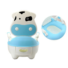 Load image into Gallery viewer, Baby Pot For Children Boys Potty Toilet Seat Baby Potty Training Girls Portable Toilet Bedpan Comfortable Backrest Cartoon Pots