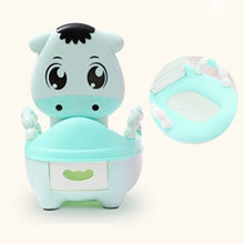 Load image into Gallery viewer, Baby Pot For Children Boys Potty Toilet Seat Baby Potty Training Girls Portable Toilet Bedpan Comfortable Backrest Cartoon Pots