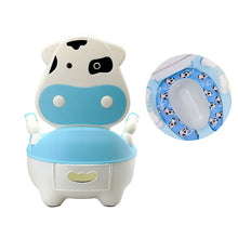 Load image into Gallery viewer, Baby Pot For Children Boys Potty Toilet Seat Baby Potty Training Girls Portable Toilet Bedpan Comfortable Backrest Cartoon Pots
