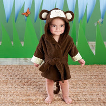 Load image into Gallery viewer, 2019 Infant Baby Boy Girl Animal Baby Bathrobe Baby Hooded Bath Towel Toddler Kids Bathing Honey Baby
