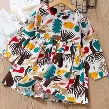 Load image into Gallery viewer, Melario Fashion Leopard Girls Dresses Autumn With belt Kids Dress Children Clothing Princess Dress Casual Kids Girls Clothes