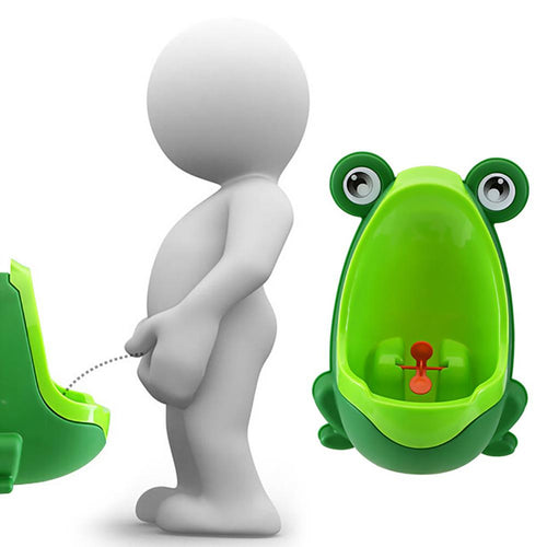 Cute Frog Shape Children Boys Potty Pee Toilet Training Urinal with Suction Cups superise design baby care supplies