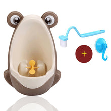 Load image into Gallery viewer, Baby Boy Wall-Mounted Hook Frog Potty Toilet Training Frog Stand Vertical Urinal Penico Pee Infant Toddler Bathroom Frog Urinal