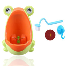 Load image into Gallery viewer, Baby Boy Wall-Mounted Hook Frog Potty Toilet Training Frog Stand Vertical Urinal Penico Pee Infant Toddler Bathroom Frog Urinal