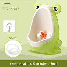 Load image into Gallery viewer, Baby Boy Wall-Mounted Hook Frog Potty Toilet Training Frog Stand Vertical Urinal Penico Pee Infant Toddler Bathroom Frog Urinal