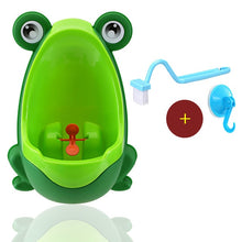 Load image into Gallery viewer, Baby Boy Wall-Mounted Hook Frog Potty Toilet Training Frog Stand Vertical Urinal Penico Pee Infant Toddler Bathroom Frog Urinal