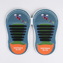 Load image into Gallery viewer, 12pcs/lots Kids No Tie Shoelaces for All Sneakers Running Athletic Shoelace Girls Boys Children Elastic Silicone Shoe Lace 11 11