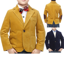 Load image into Gallery viewer, High Quality Child Kid Boy Button Casual Blazer Jacket