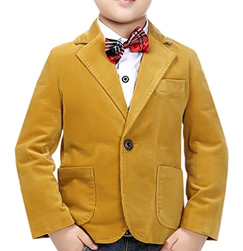 High Quality Child Kid Boy Button Casual Blazer Jacket