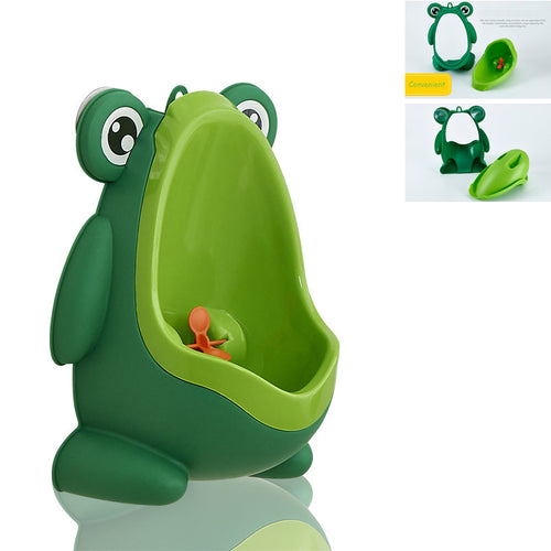 Baby Boy Wall-Mounted Hook Frog Potty Toilet Training Frog Stand Vertical Urinal Penico Pee Infant Toddler Bathroom Frog Urinal