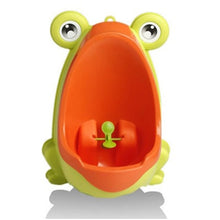 Load image into Gallery viewer, Baby Boy Wall-Mounted Hook Frog Potty Toilet Training Frog Stand Vertical Urinal Penico Pee Infant Toddler Bathroom Frog Urinal