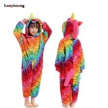 Load image into Gallery viewer, New Baby Girl Pijama Sleepwear Children Animal Lion Onesie Unicorn Pajamas For Boy Halloween Costume For Kids Kigurumi Jumpsuit