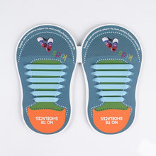 Load image into Gallery viewer, 12pcs/lots Kids No Tie Shoelaces for All Sneakers Running Athletic Shoelace Girls Boys Children Elastic Silicone Shoe Lace 11 11