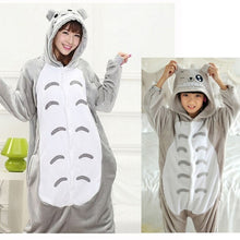 Load image into Gallery viewer, Boys Girls Flannel Unicorn family christmas Pajamas Kigurumi Overalls Jumpsuit onesie Kids Children Panda Blanket Sleepers