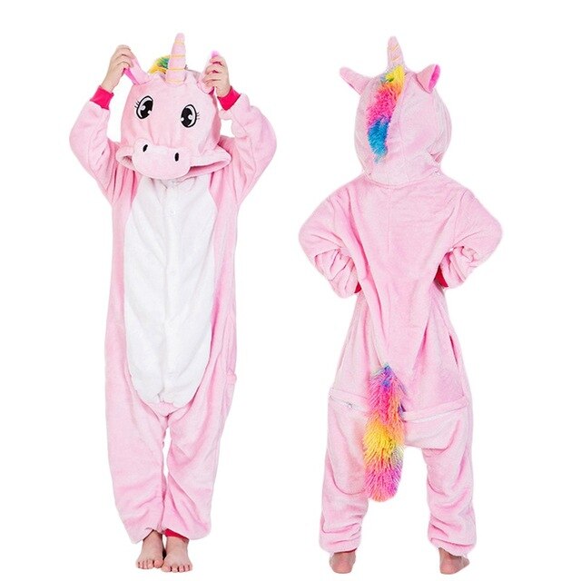 New Baby Girl Pijama Sleepwear Children Animal Lion Onesie Unicorn Pajamas For Boy Halloween Costume For Kids Kigurumi Jumpsuit